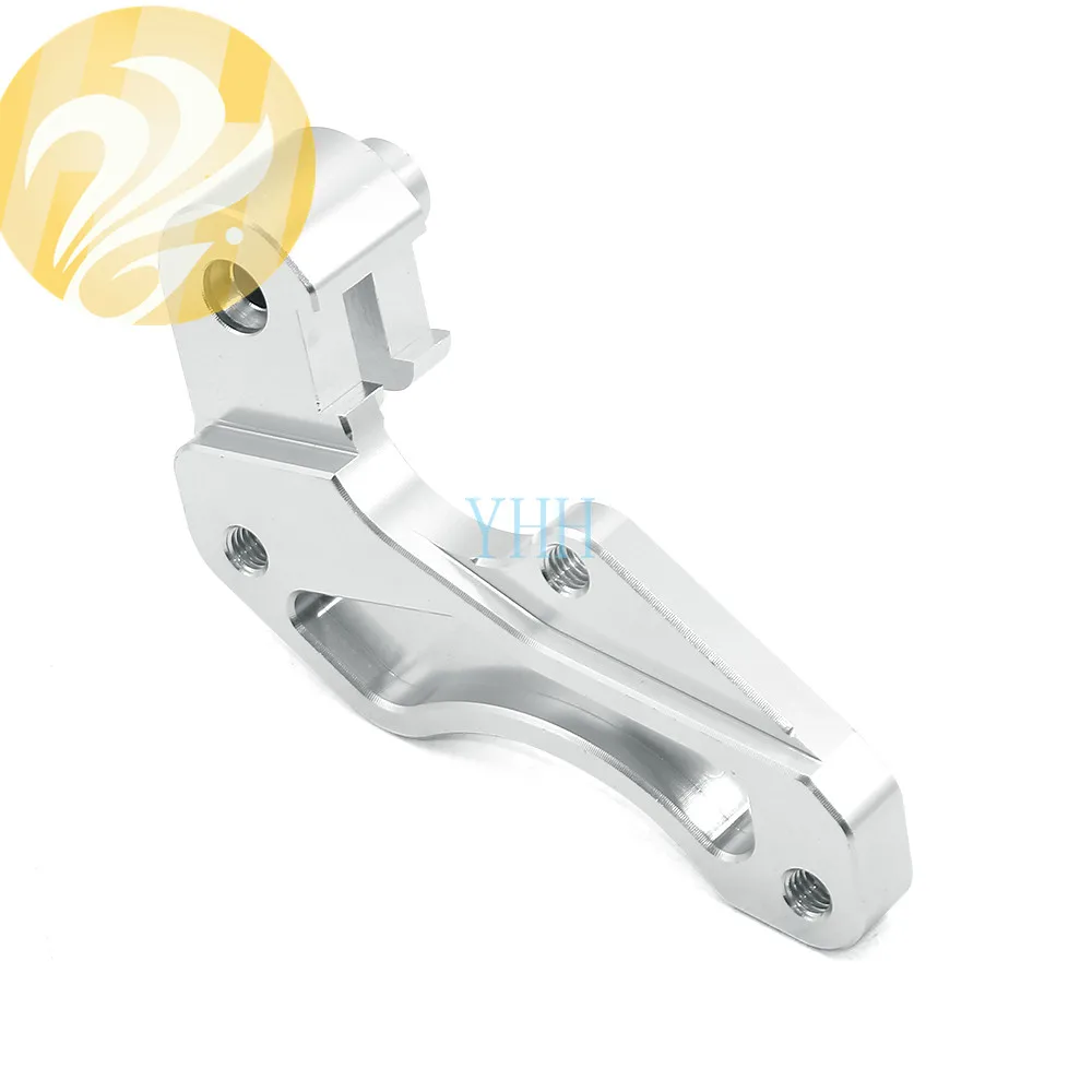 

HOT SILVE R320mm Brake Disc Caliper Adaptor Bracket For Yamaha YZ250F YZ 250 F 2007-2015 YZ250F YZ 250 F 2008-2015 CNC Aluminum