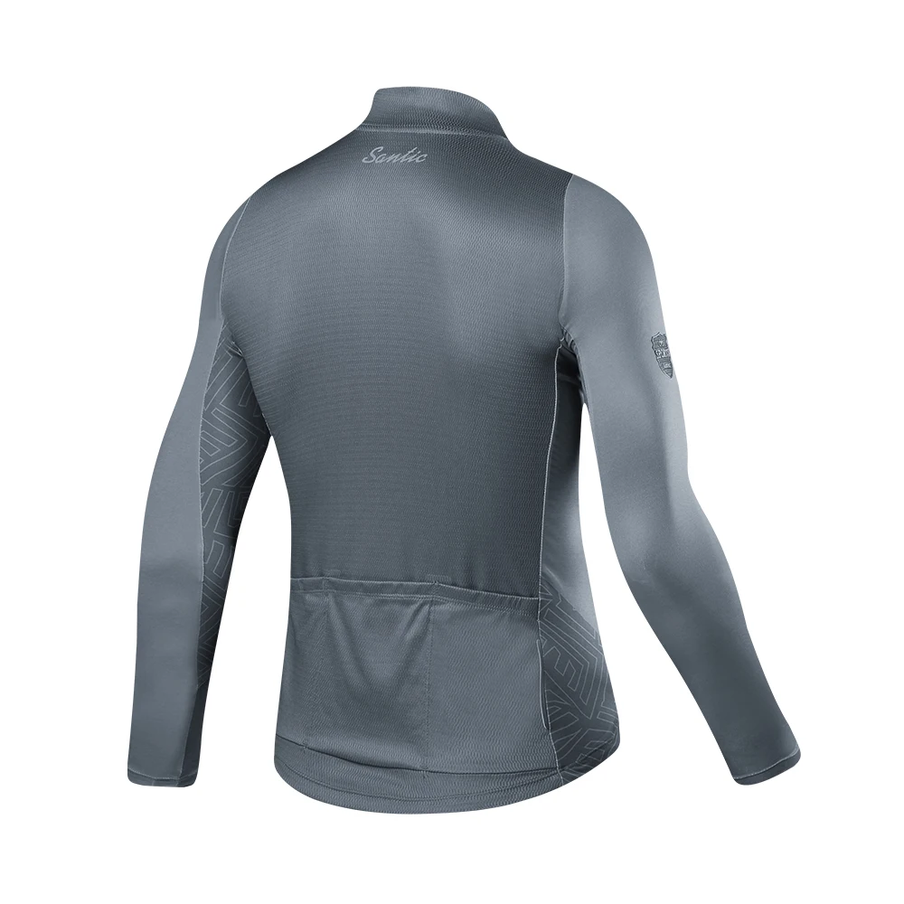 Веломайка Santic мужская с длинным рукавом топ рубашка для горного велосипеда