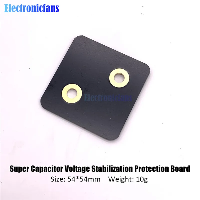 2 8 В 3000F супер конденсатор Стабилизация напряжения Защитная плата 5 4*5 4 см