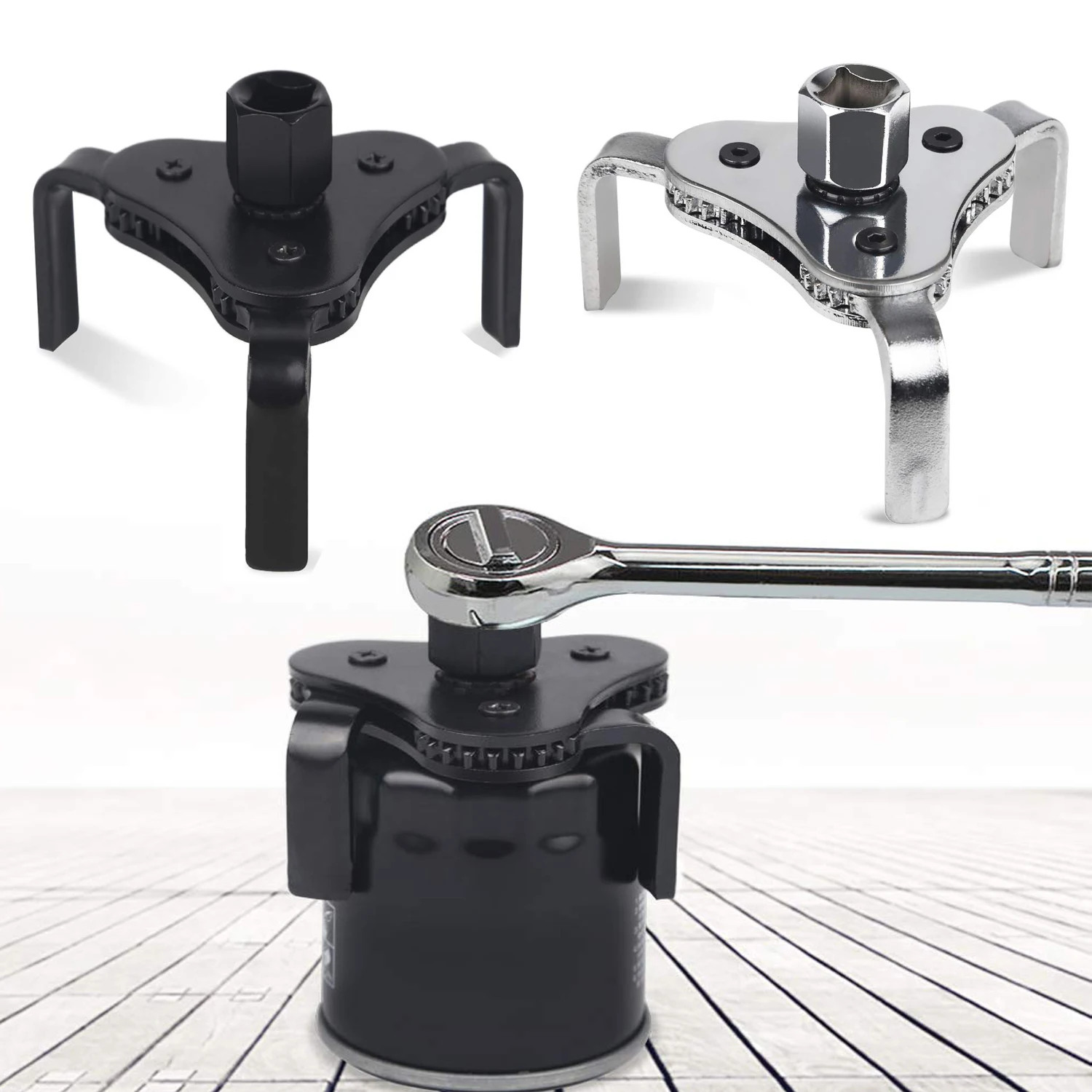 Универсальный Регулируемый гайковерт с масляным фильтром диапазон 2 1/2 дюйма от 4