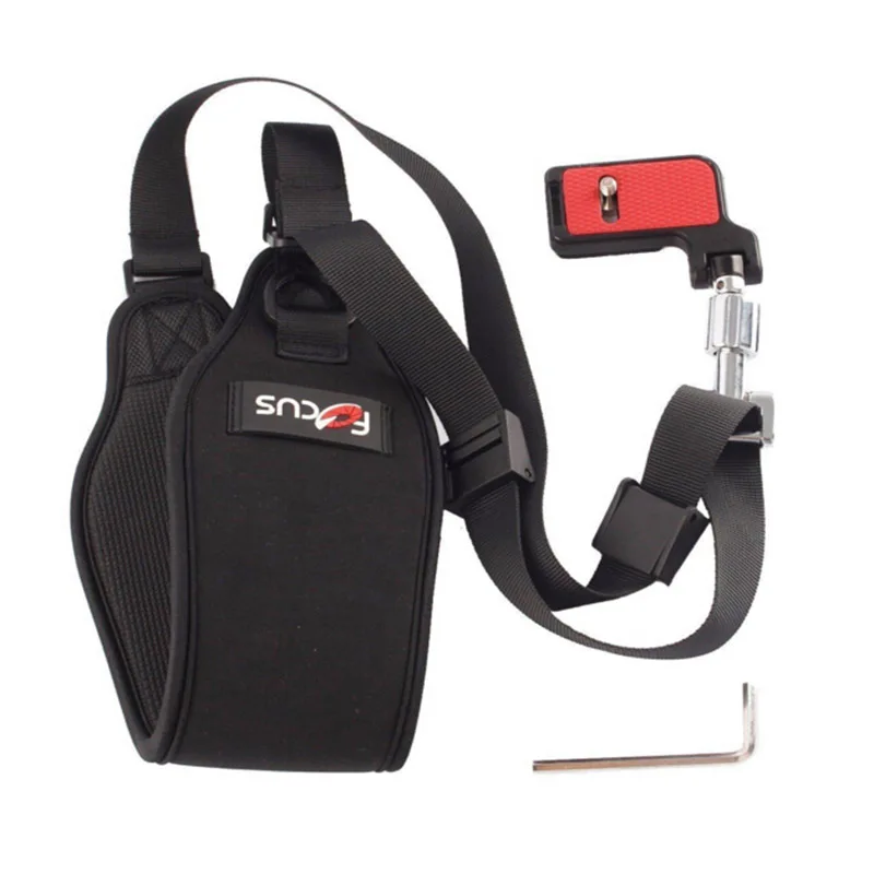 Ремень для фотоаппарата Foleto Focus быстросъемный черный ремень на одно плечо с