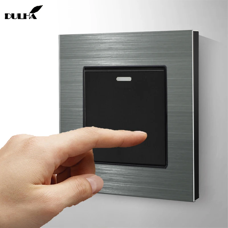 Роскошный Серый Цвет Матовый алюминий 1 комплект 2 способ настенный светильник