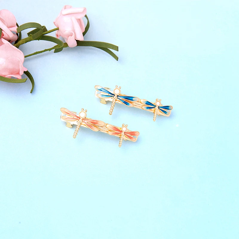 Новое поступление романтическая мода 2 Цвет стрекоза заколка для волос женщин