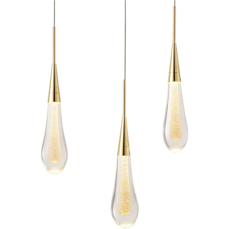 

Modern Crystal LED Pendant Lights Ligthing Nordic Luxury Living Room Lamp Home Decoration Art Villa Bedroom Indoor Hanging Lamps
