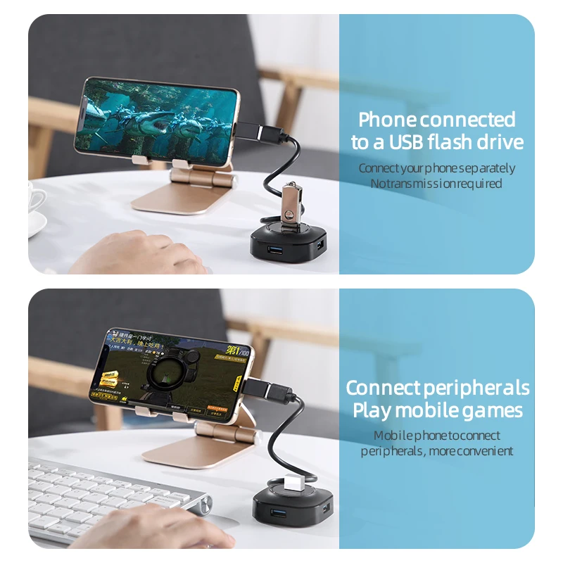 USB 3.0 Hub Expander Hub2.0 Speed Multiple 4 Ports 0.25M Adapter Micro For Computer PC Laptop Splitter Connector | Компьютеры и офис