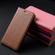 Case for Umi UMIDIGI Power 3 Power3 Litchi Genuine Leather Flip Stand Leather Cover for UMIDIGI F2 Phone cases