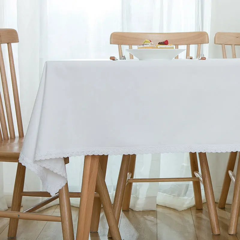 

Nordic square table cloth cotton linen pure color small fresh household rectangular table cloth tea table cloth desk cloth