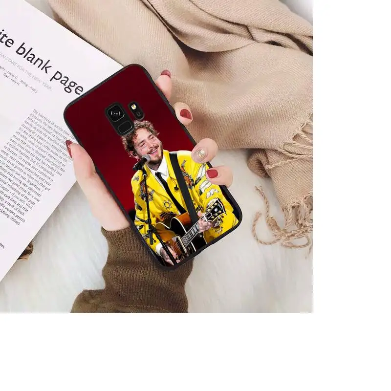 FHNBLJ Post Malone чехол для телефона Samsung Galaxy S20 S10 Plus S10E S5 S6 S7edge S8 S9 S9Plus S10lite 2020 | Мобильные