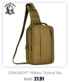 SINAIRSOFT тактическая Сумка Molle рыболовные походные охотничьи сумки спортивная сумка нагрудный ремень на одно плечо тактический рюкзак LY0001& 2
