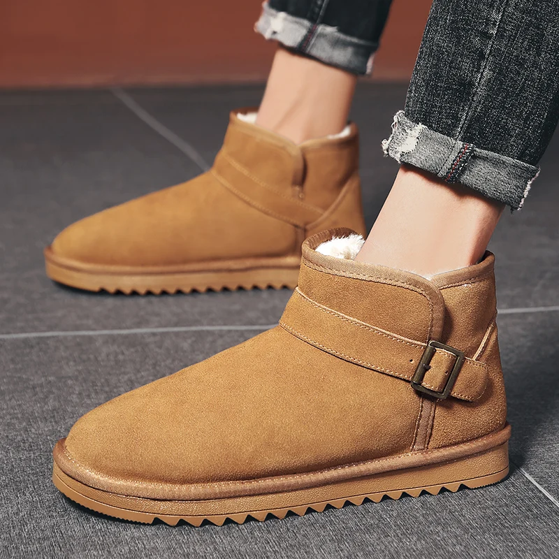 Новая мода Мужские ботинки высокое качество Водонепроницаемый Non-slip Женские