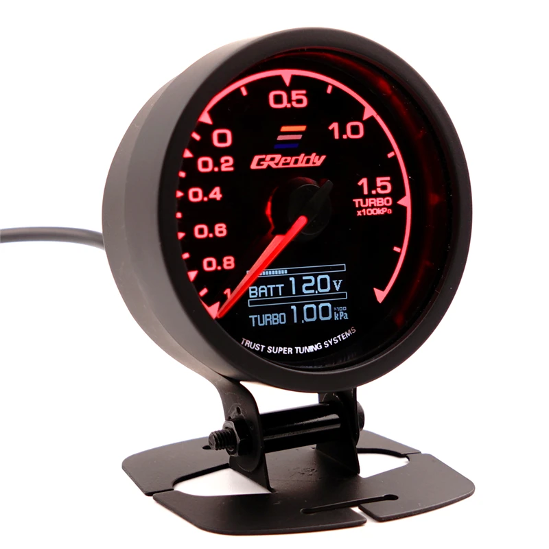 Гоночный манометр GReddi Multi D/A ЖК цифровой дисплей Turbo Boost автомобильный