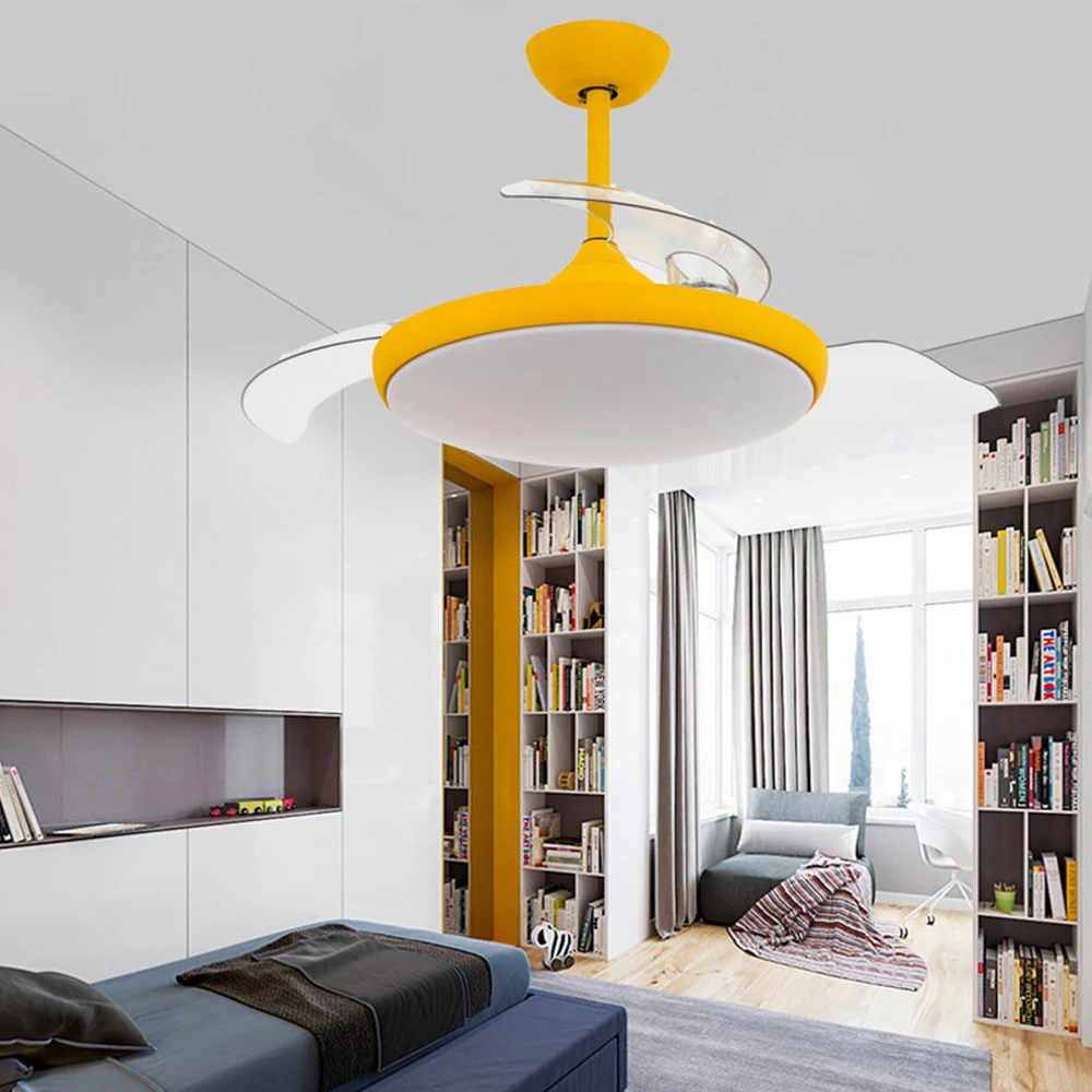 36 дюймов led потолочные вентиляторы с светильник дистанционный пульт в комплект