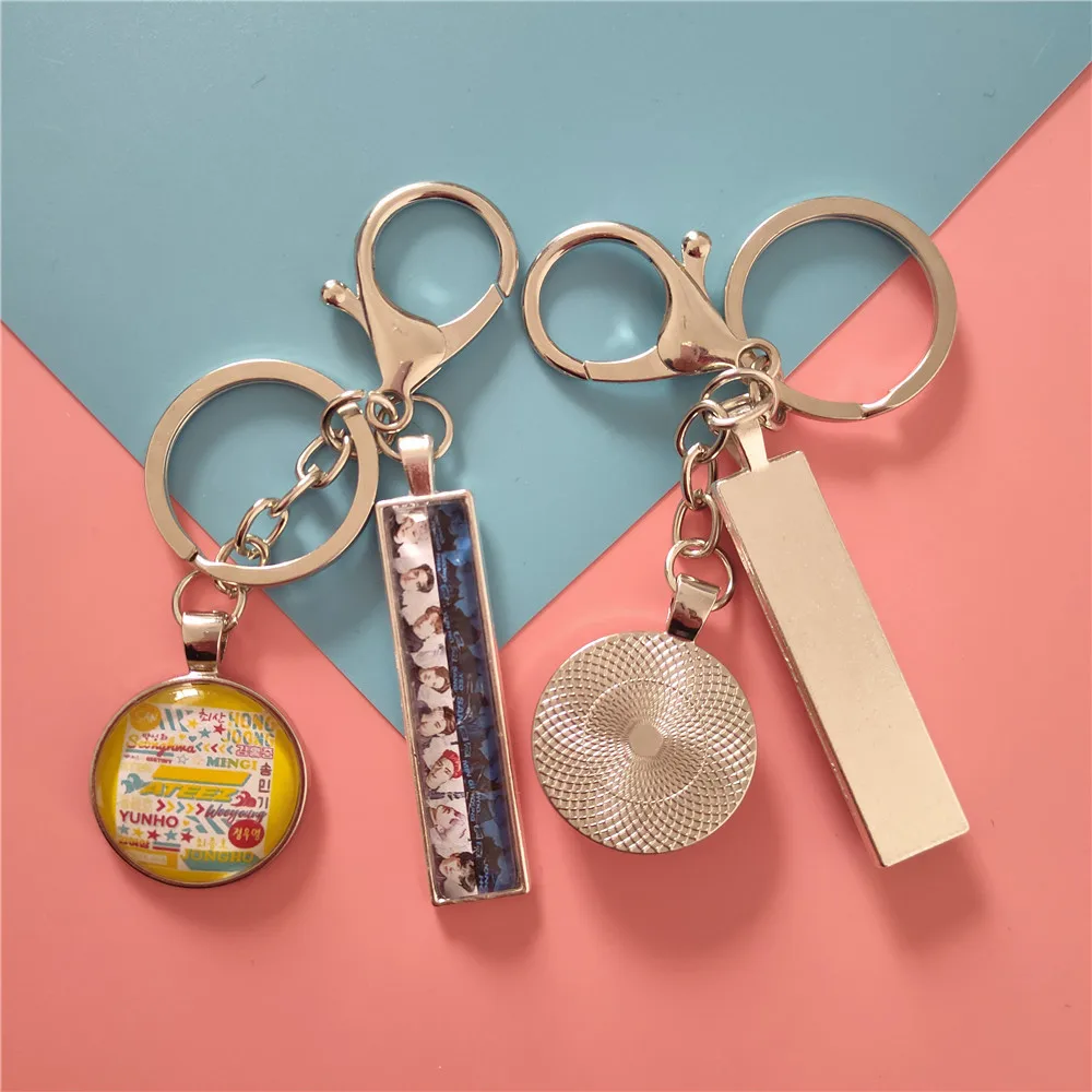 KOPOP ATEEZ Keychain Ladder ANTY Metal ANSWER New Album HONG JOONG Key Chain Ring Cute Bag Charm Wholesale K-pop | Украшения и