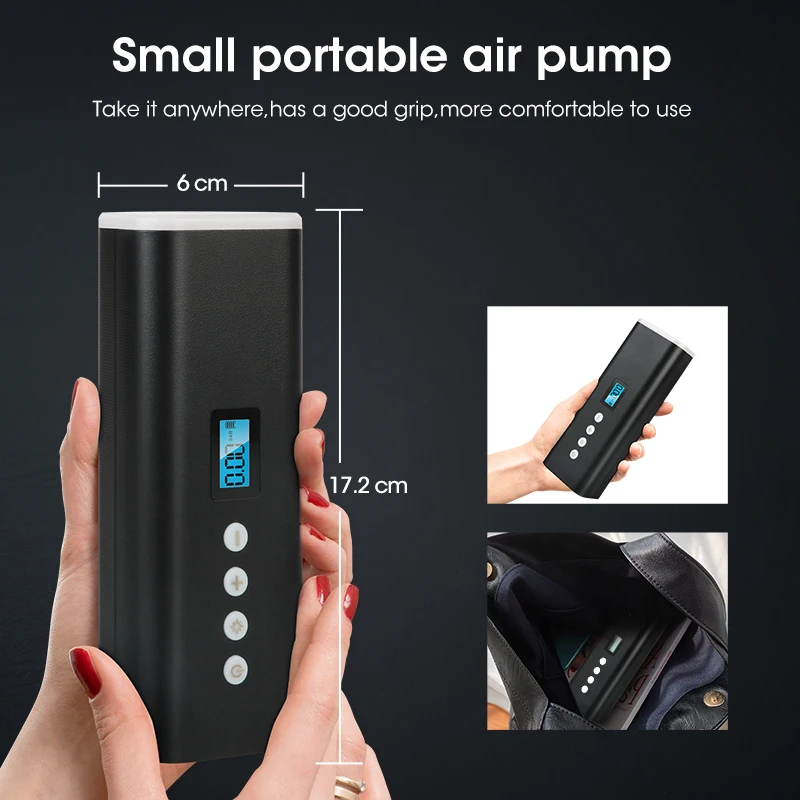 

Jansite Car Compressore Portatile Auto Inflatable Tyre Inflator Portable Rechargeable 150PSI Air Pump for Motorcycle Bike Tires