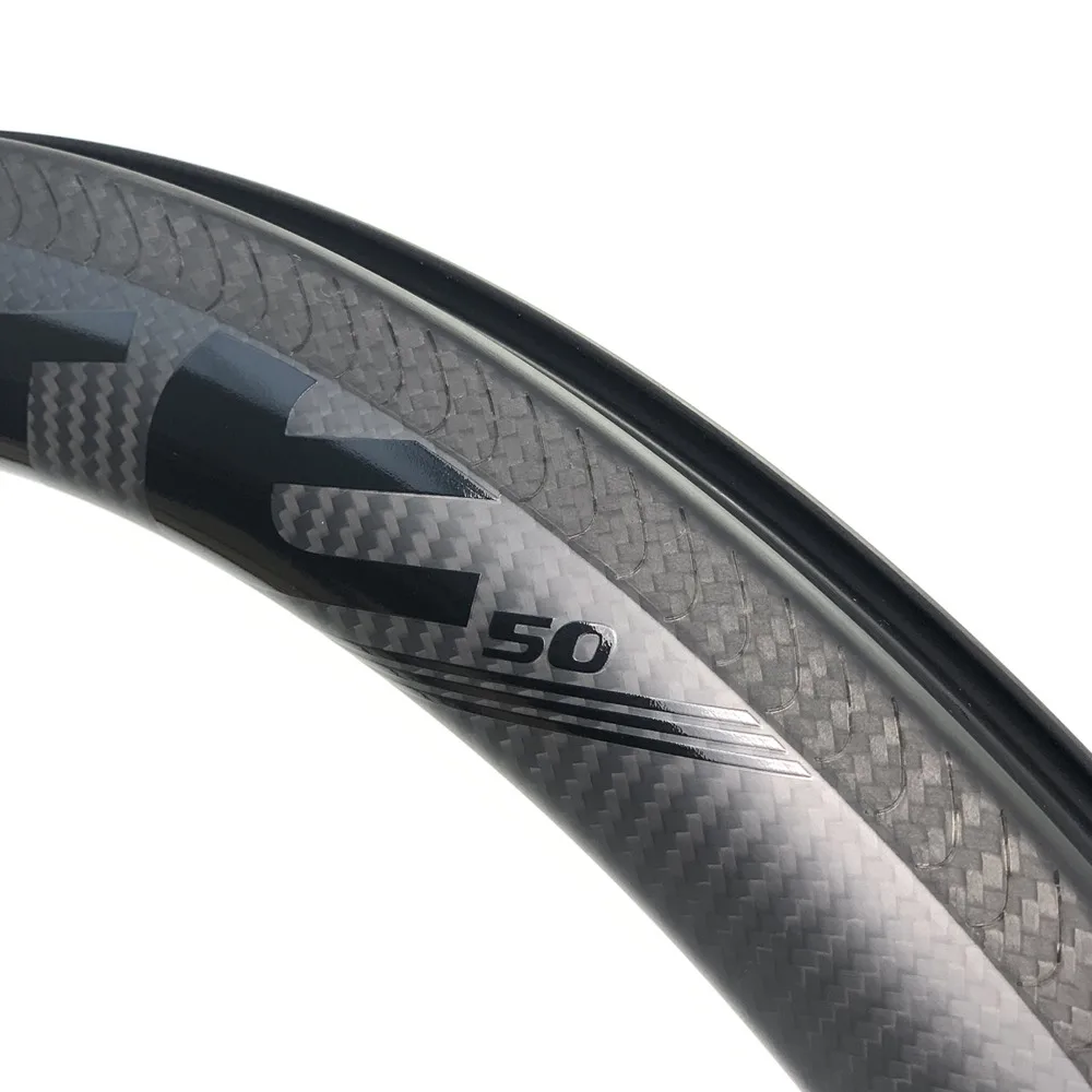 ELITEWHEELS 700c дорожный велосипед 50 мм обод из углеродного волокна 3K Twill отделка A1