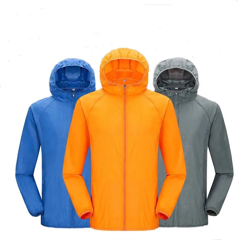 

Быстросохнущая Мужская куртка, летняя Солнцезащитная одежда, Куртка для рыбалки, уличная Водонепроницаемая дышащая Спортивная ветровка ун...