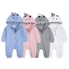 Комбинезон детский, хлопковый, с длинным рукавом, на возраст 0-24 месяцев