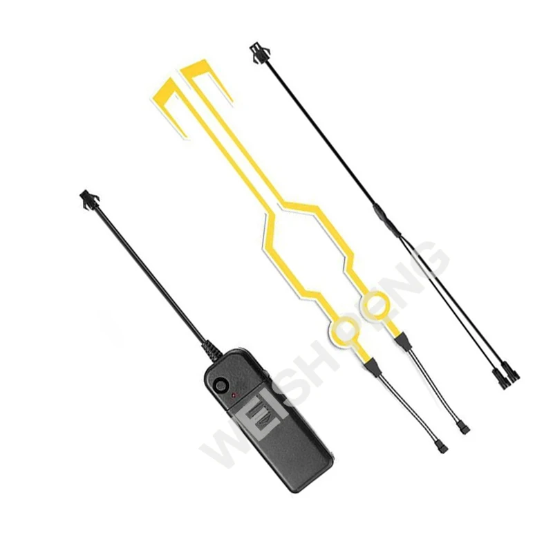 Мод для мотоциклетного шлема EL с холодсветильник комплект из тронных шлемов