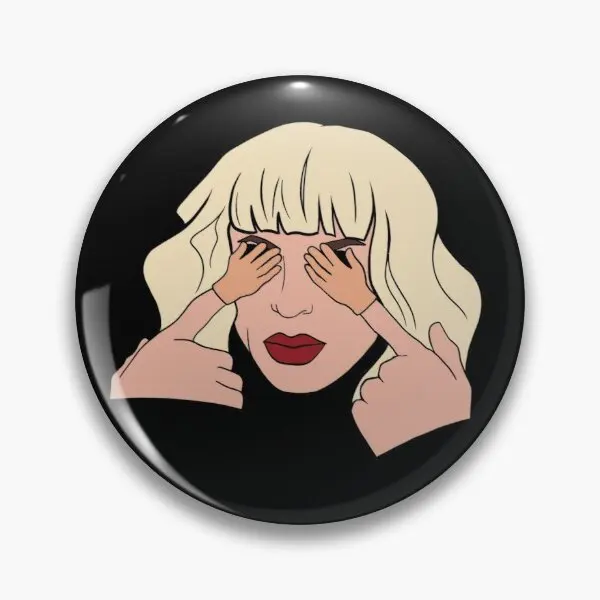 

Katya Zamolodchikova Tiny Hands Customizable Soft Button Pin Cute Clothes Creative Hat Lover Metal Brooch Gift Fashion Women