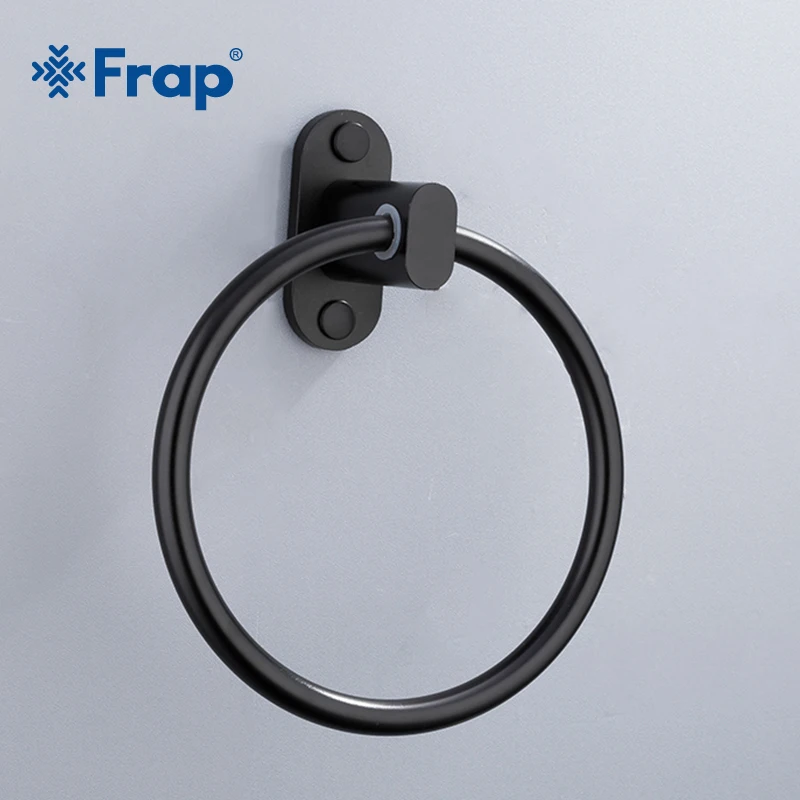

Frap Bathroom Towel Rings Accessories Towel Holder Wall Mounted Anneau De Serviette Porte Serviettes Salle Bain Toallero Y18054