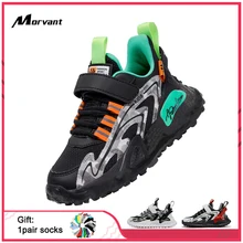 MORVANT Fashion Boys Sneakers Soft Comfortable Mesh Lining Kids Sneakers, Toddler Shoes, Lightweight