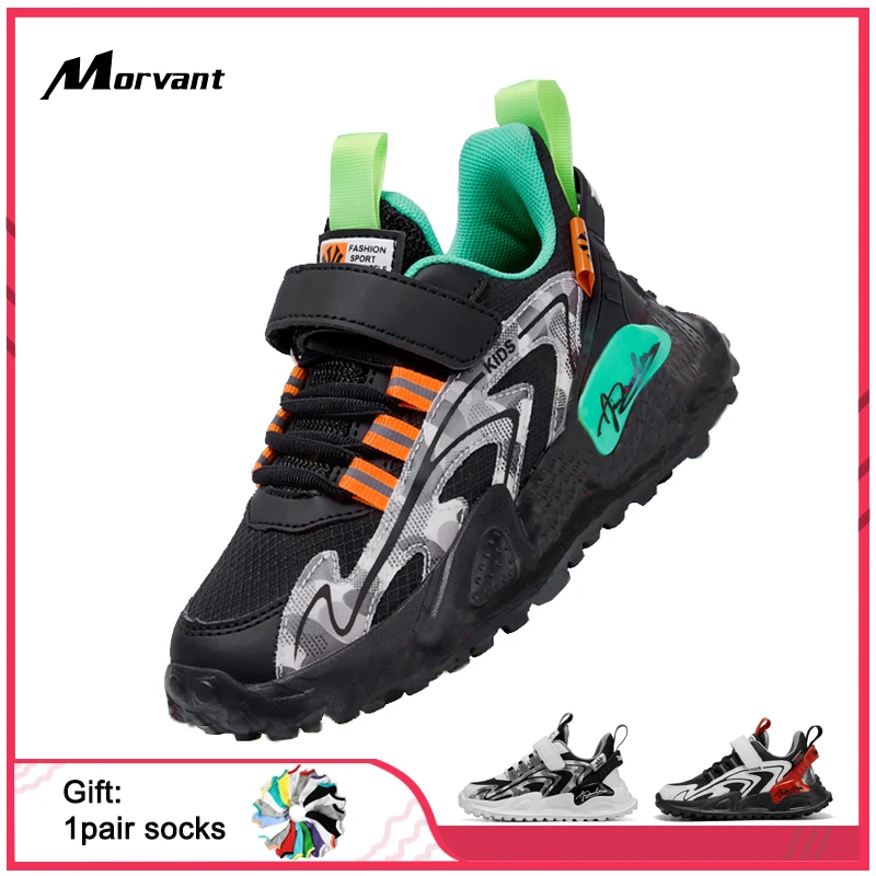 Модные кроссовки morge для мальчиков мягкие удобные детские с сетчатой подкладкой