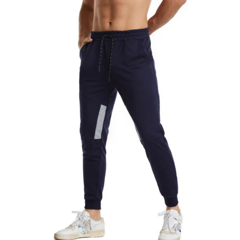 

Брюки мужские облегающие для фитнеса и бега, из хлопка