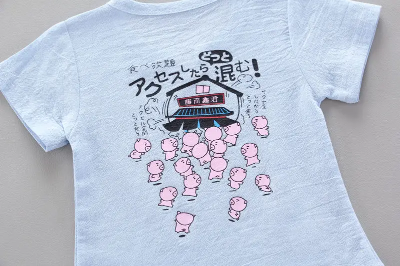 

Baby Summer Clothing Toddler Children Boy cartoon 2 Pcs Suits Style Fashion Pure Color Infant Clothes Set Tracksuit 0-4 years