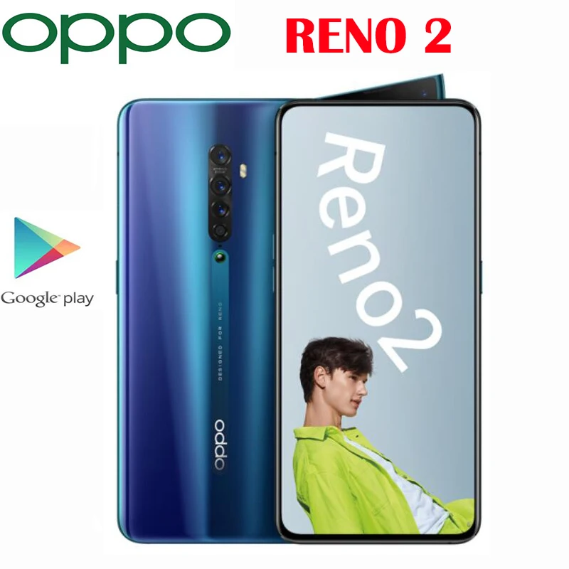 Новый оригинальный официальный смартфон OPPO RENO 2 Snapdragon730 8 ГБ ОЗУ 128 Гб ПЗУ 48 МП 6 5