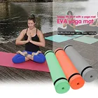 4 мм Eva Толстая прочная Циновка для йоги нескользящая упражнения Фитнес коврик большой Размеры Вес потери коррекции фигуры йога коврик для йоги эстерас