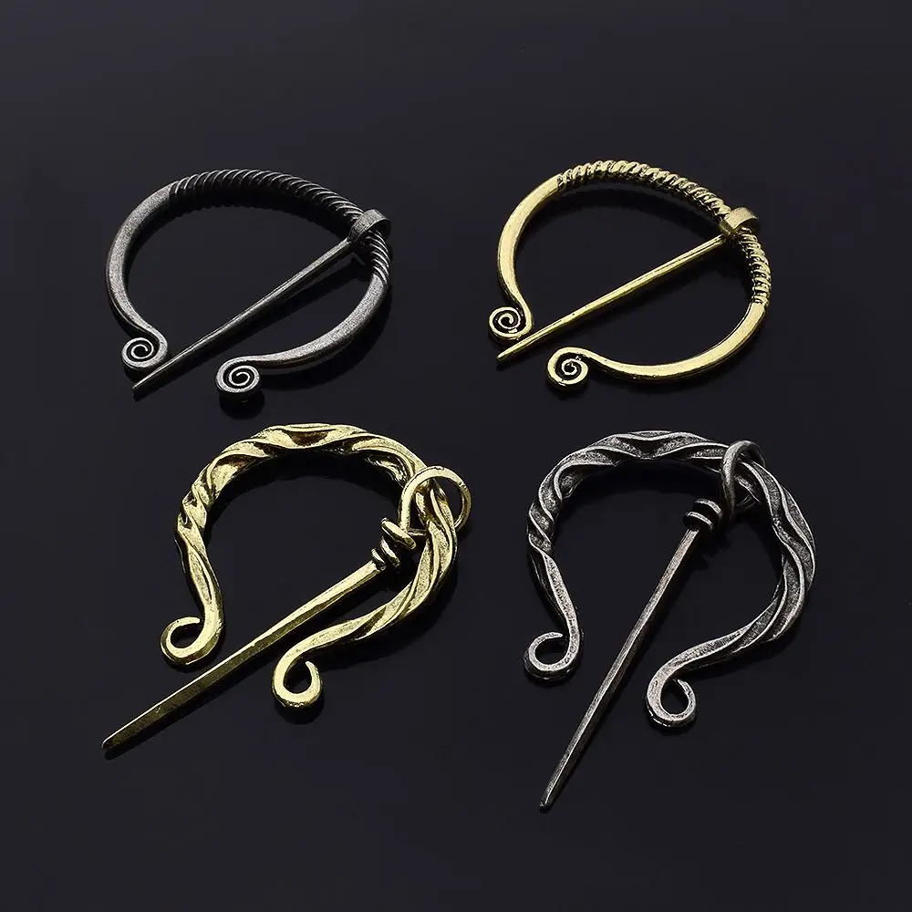 

Medieval Hollow Pin Viking Brooch Buckle Apron Cloak Celtic 1pc Fashion Jewelry