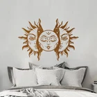 Eclipse of The Sun подробный стены Стикеры со штриховыми рисунками Луны иллюстрации наклейка Пособия по астрономии Астрология Декор интерьера спальни настенная DG547