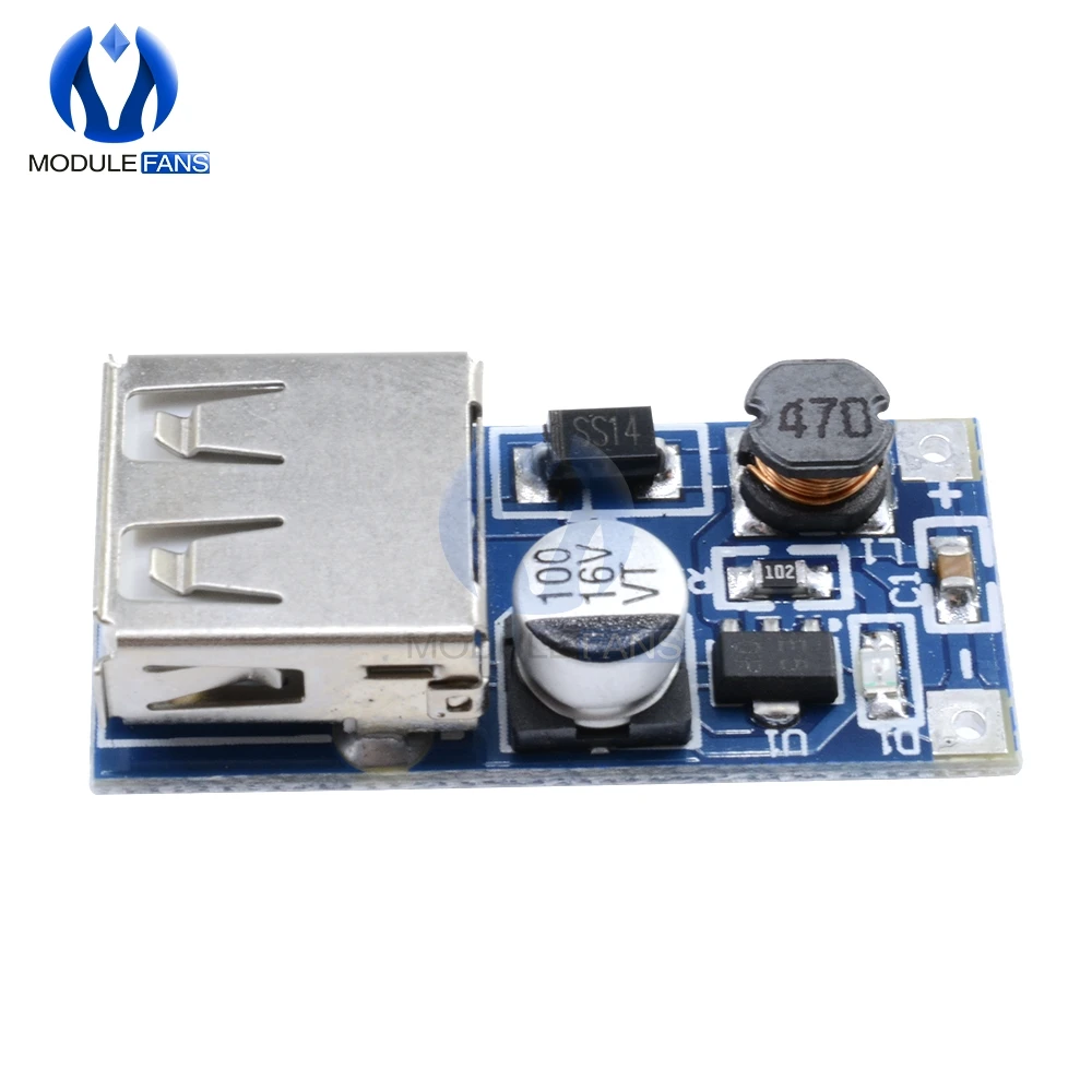 10 шт. 0 9 V 5V DC USB Напряжение преобразователь Step Up усилитель Питание модуль 600mA PFM