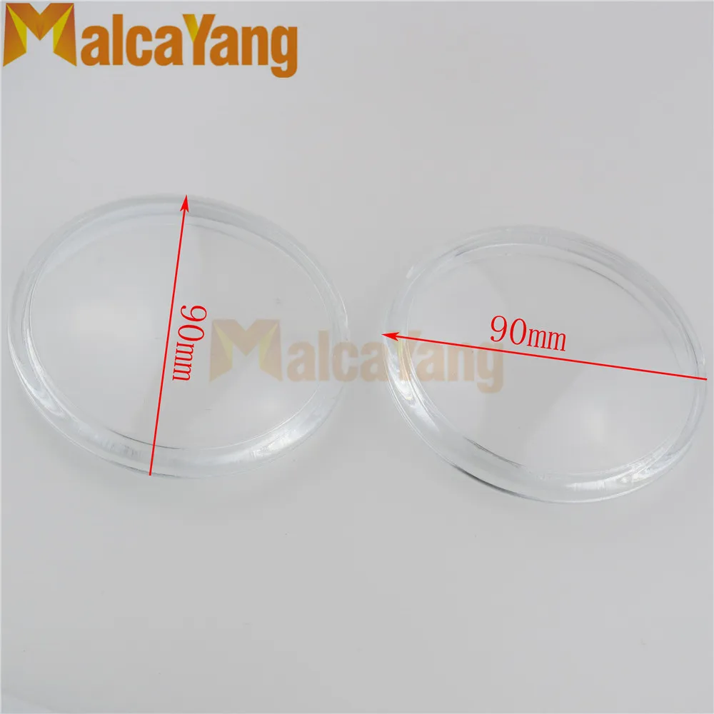 Стекло противотуманное круглое диаметром 90 мм для противотуманных фар Mitsubishi