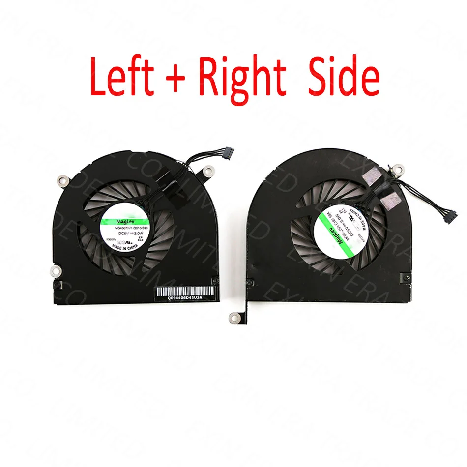 Оригинальный новый для MacBook Pro Unibody A1297 17 дюймов вентилятор левого и правого ЦП 2009