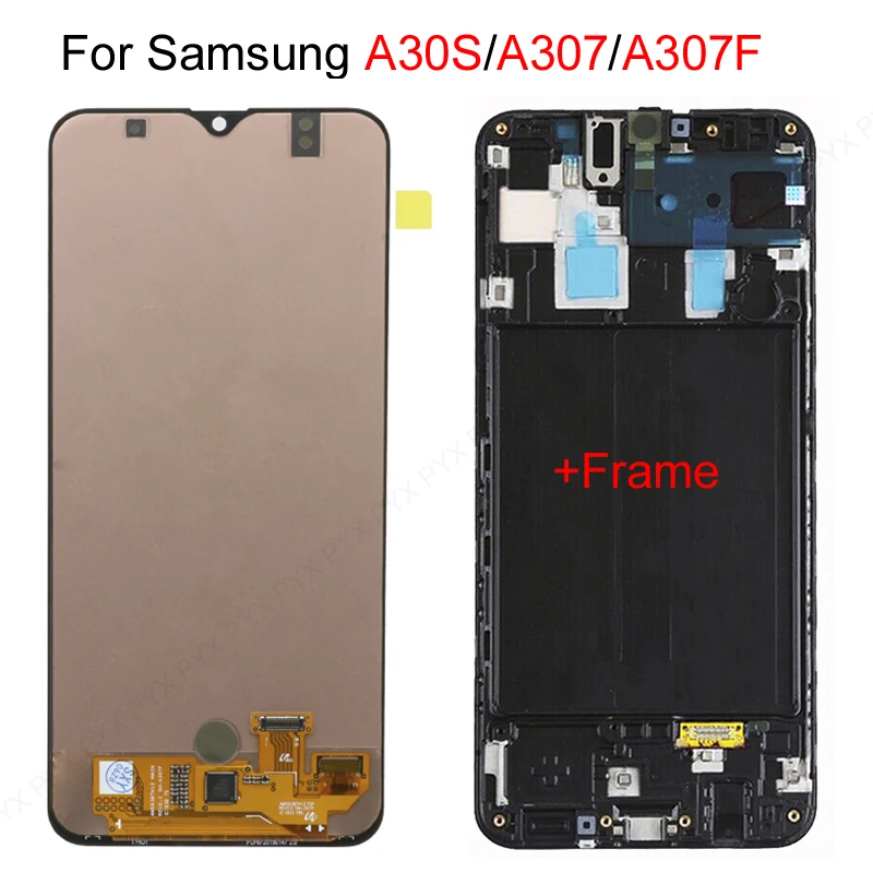 Оригинальный SUPER AMOLED ЖК дисплей для SAMSUNG Galaxy A30S A10S A20S A40S A50S A507 сенсорный экран