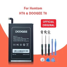 Homtom HT6 Battery 6250mAh New Replacement accessory accumulators For Homtom HT6 & DOOGEE T6 Cell Phone+Tracking + Tools