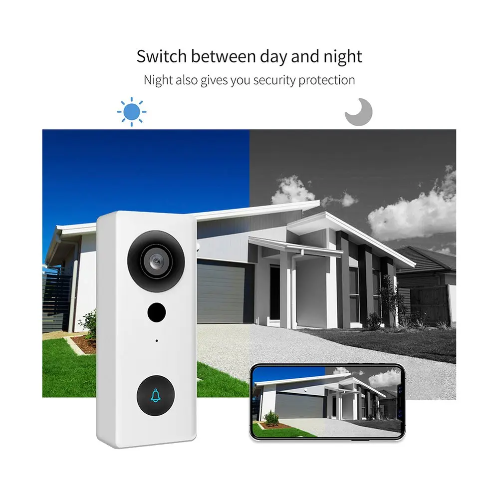 

Wireless Video Doorbell High Definition Ring Video Doorbell Motion Detection Easy Installation Doorbell