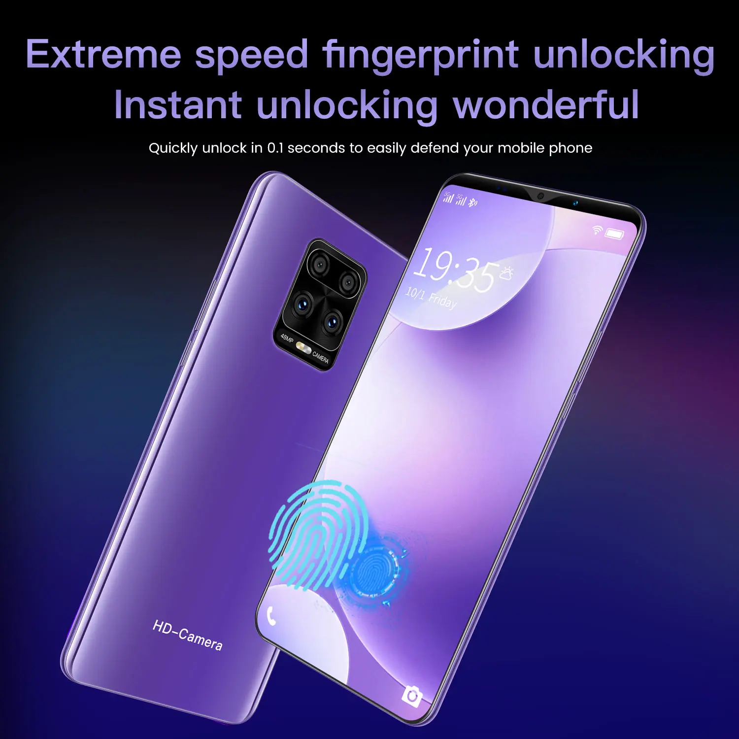 

Global Version Note9 Pro 5.5-inch Smartphone 8G+128GB 24+48 MP10 Core Google Play GPS Face ID Android 10.0 5G Mobile Phone