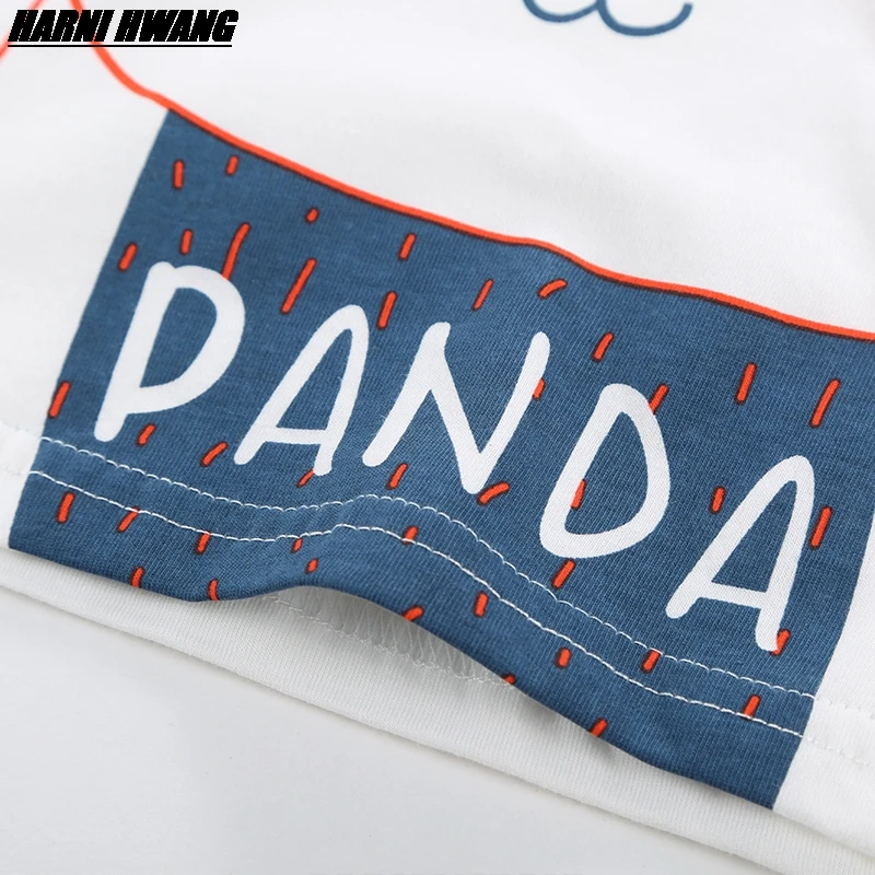 

2021 New Children'S Jacket Summer Cartoon Printed Cotton Short-Sleeved Fashion Hand-Painted Clothes Oversized 2T-7T Wholesale