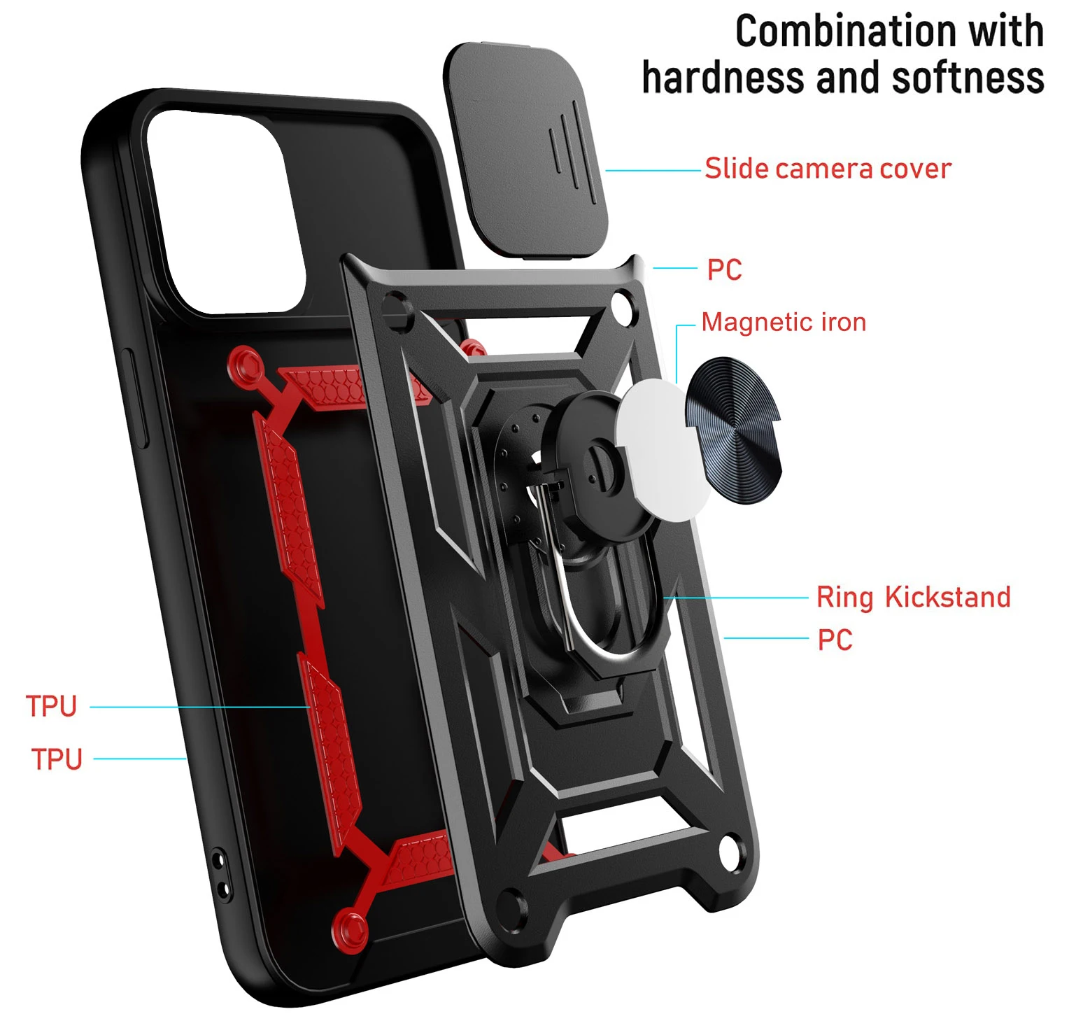 Luxury Magnetic Phone Cover For Apple iPhone 13 12 11 Pro Max SE 2020 Case Camera Pull iPhone XR X XS Maxx 8 7 6S 6 Plus Cases