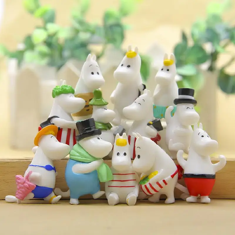 Детские игрушки 12 шт./компл. маленькие удобрения семейство гиппопопотама ручная