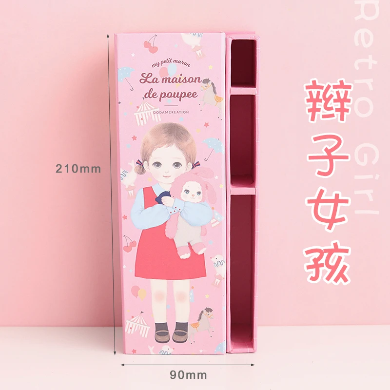 Большой большой чехол для карандашей девочек милая школьная сумка ручек коробка