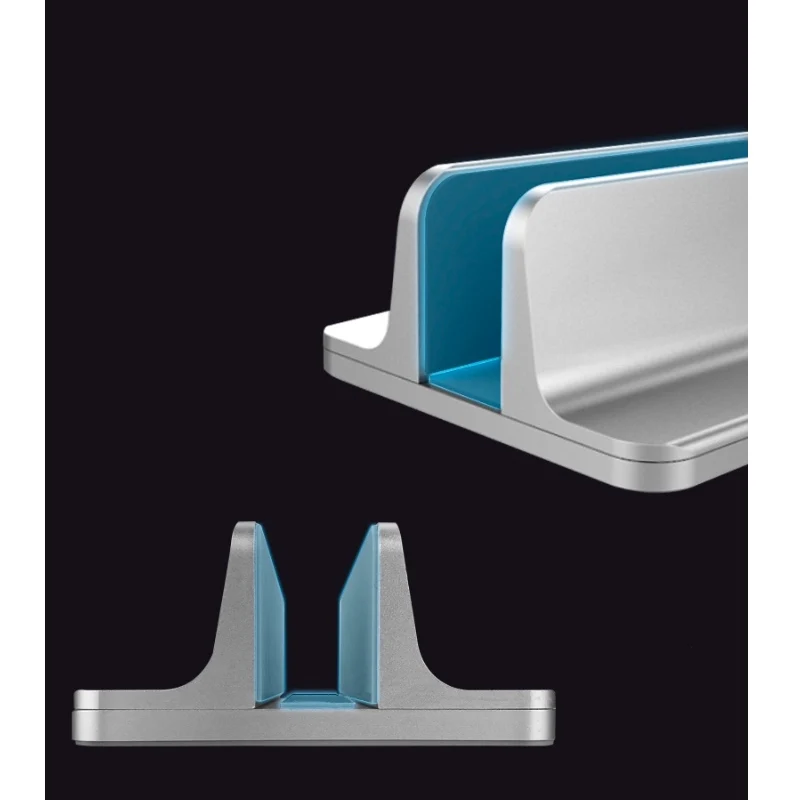 Металлическая Вертикальная Регулируемая подставка для ноутбука с двумя слотами