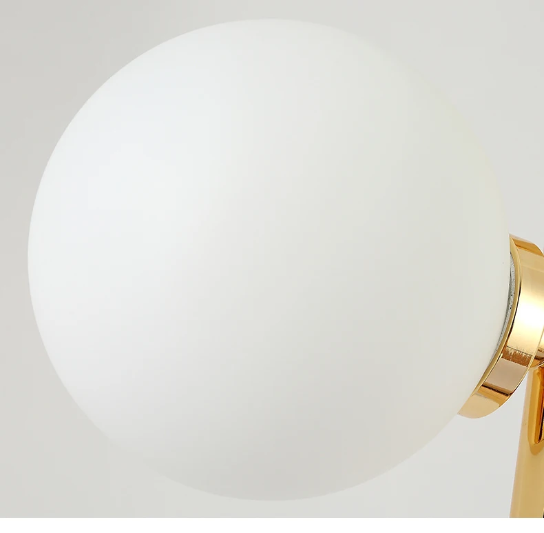 Nordic Simple Floor Lamps for Living Room Glass Ball Standing Lamp Gold Light Bedroom Creative Art Home Decor Lighting Fixtures | Лампы и