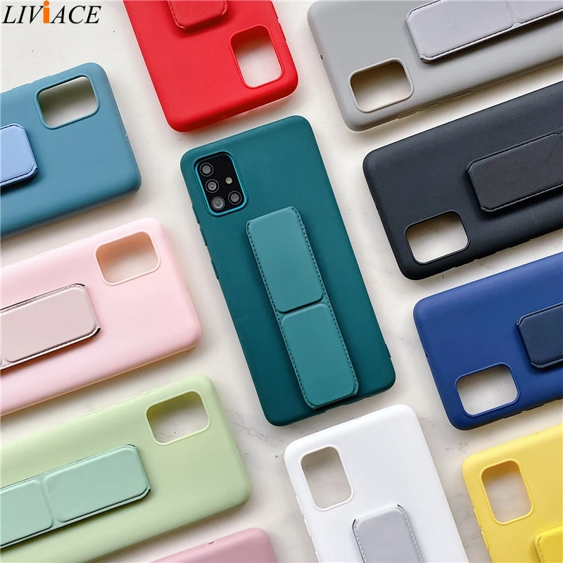support magnetic car holder phone stand silicone case for xiaomi redmi note 10 note10 pro max 10s poco f3 5g finger grip cover free global shipping