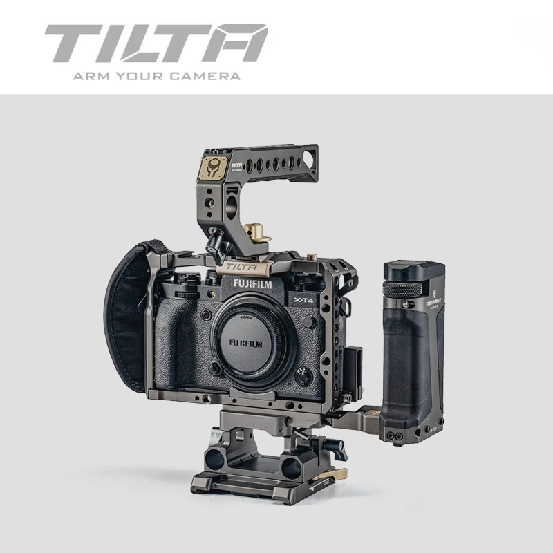 

Tilta Fuji XT4 Camera Cage Dslr Rig for FUJIFILM XT3 XT4 Camera dslr camera cage TA-T04-C-G Side handle Top Handle Baseplate