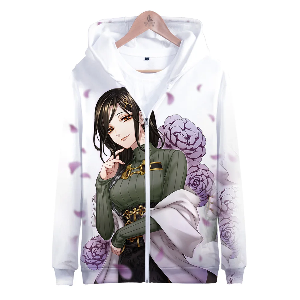 

Vtuber Shirayuki Tomoe 3D print Hoodies winter Holiday passionate style Men/Women Streetwear Style Zipper Kawaii harajuku hooded