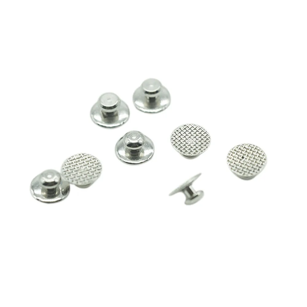 

Dental Material Orthodontic Metal Standard Lingual Button Round Mesh Base Bondable Dental Ortho Ceramic Lingual Buttons for Sale