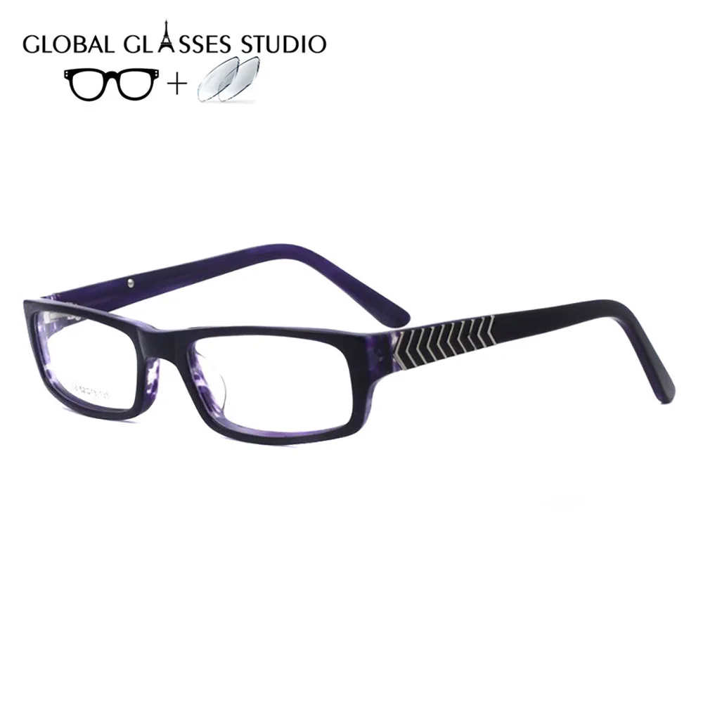 

Design Very Unique Dark Purple Color Fashion Classic Female Myopia Eyewear Glasses Optical Eyeglasses Frame MG1258 C5